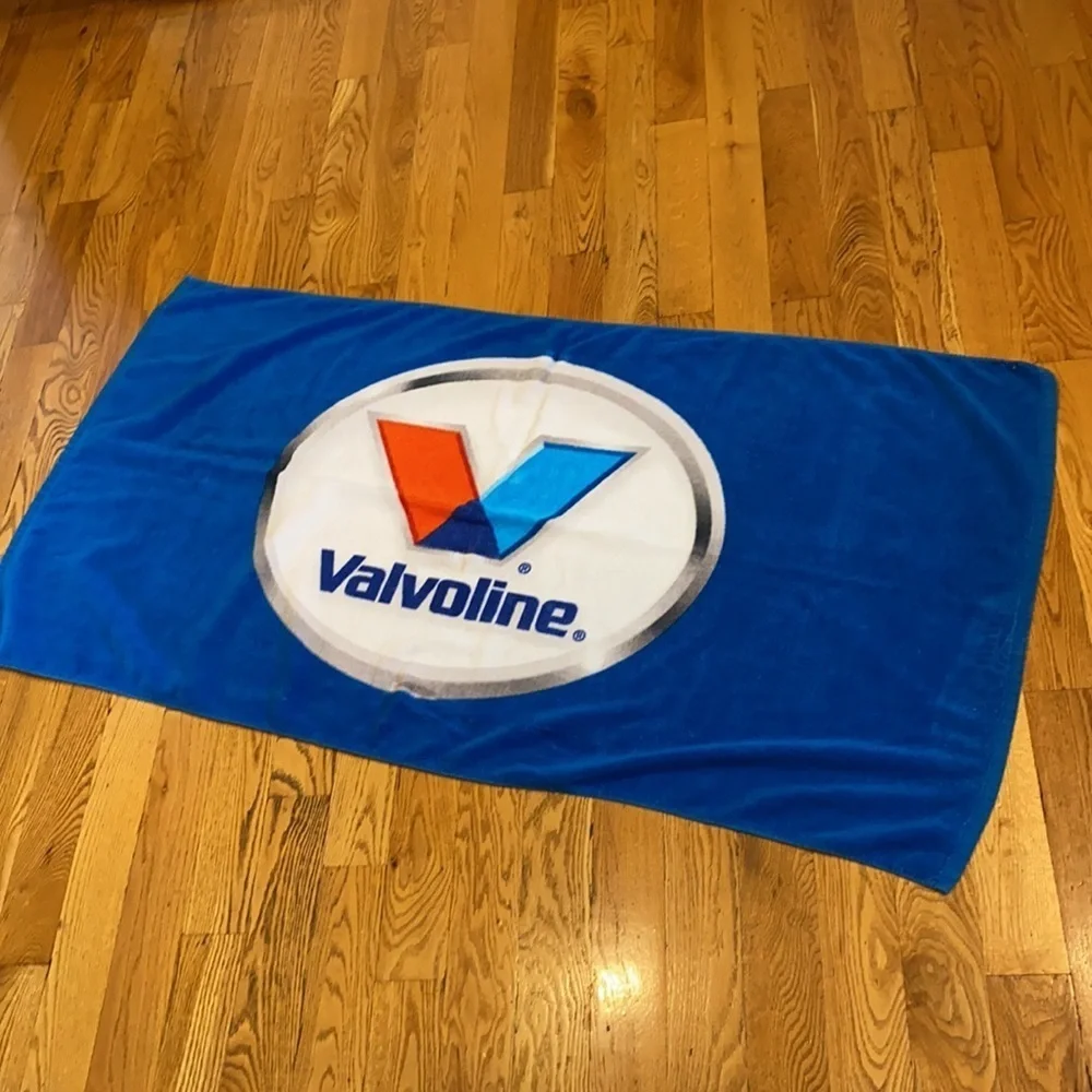 Vintage 1980's Valvoline Motor Oil Beach Towel